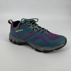 Merrell shoes womens 8.5 purple teal mqm hiking trail gorpcore camping outdoor